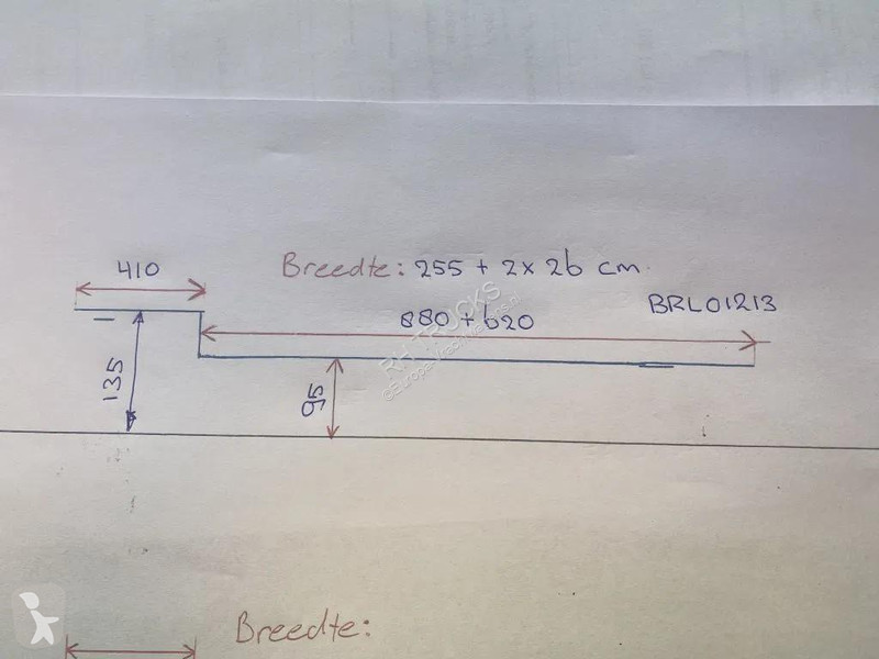 نصف مقطورة Broshuis B-XL 4 AXLE STEERING - 6,2...