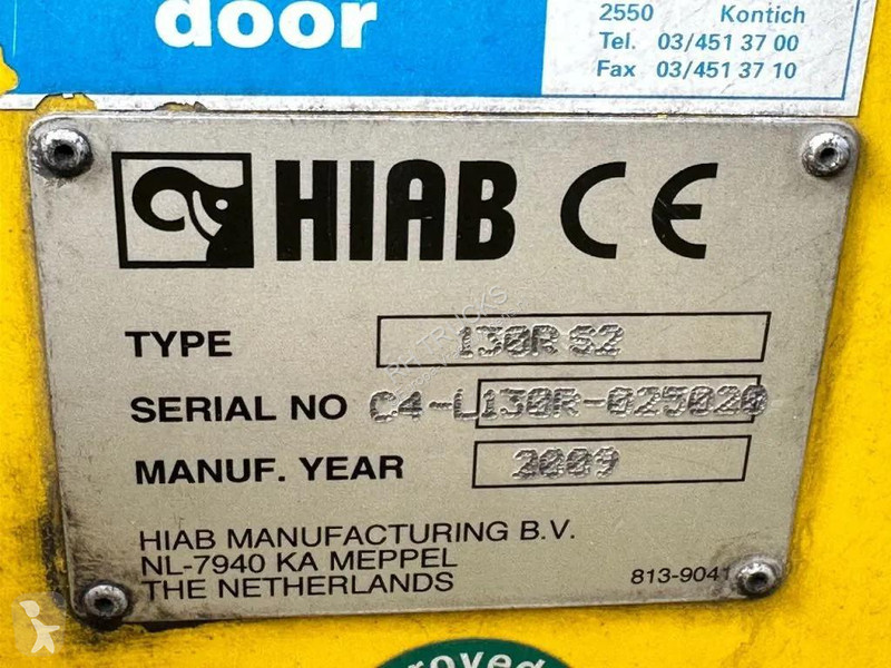 نصف مقطورة LAG 3 AXLE + HIAB 130R S2