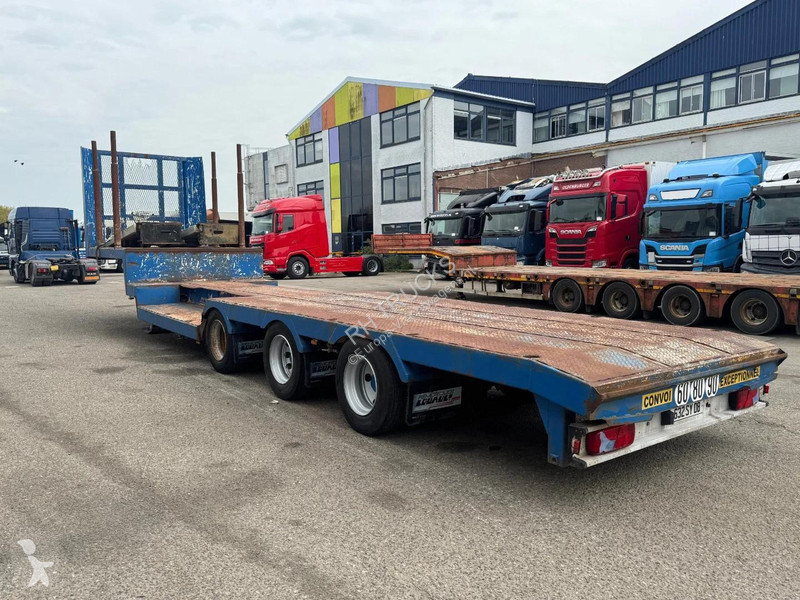 Semirimorchio Louault 3 AXLE - WITH RAMPS
