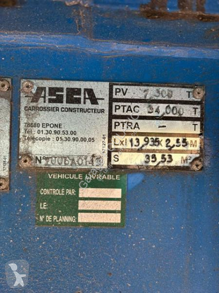 نصف مقطورة Asca  caisse souple  3 ess.
