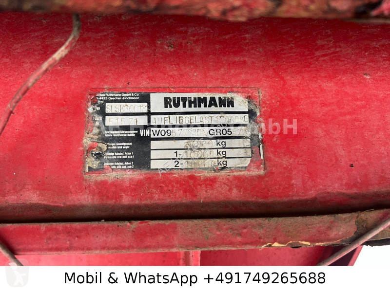 Semi remorque  Ruthmann SL...