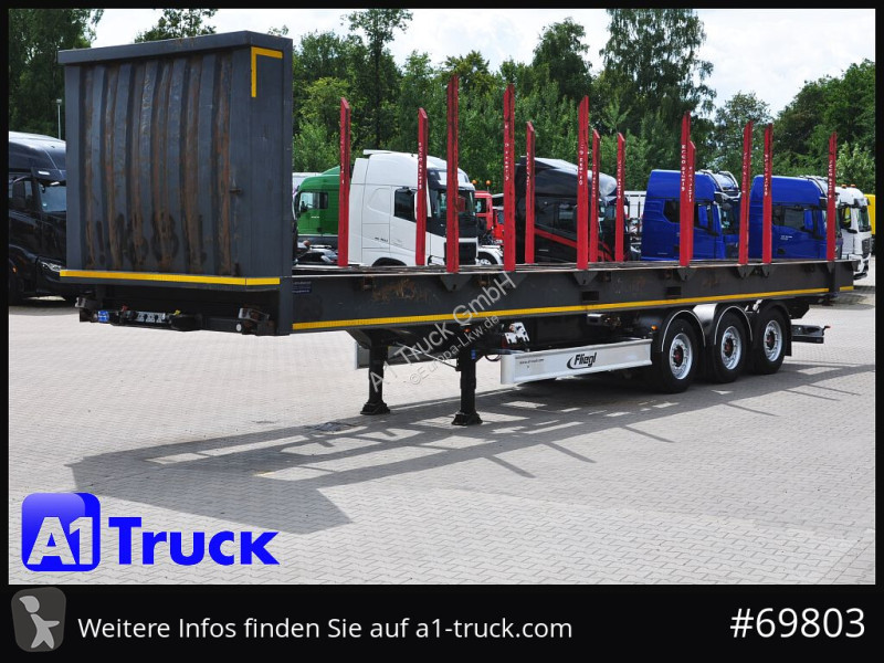 نصف مقطورة Fliegl SDS01, Langholz,...
