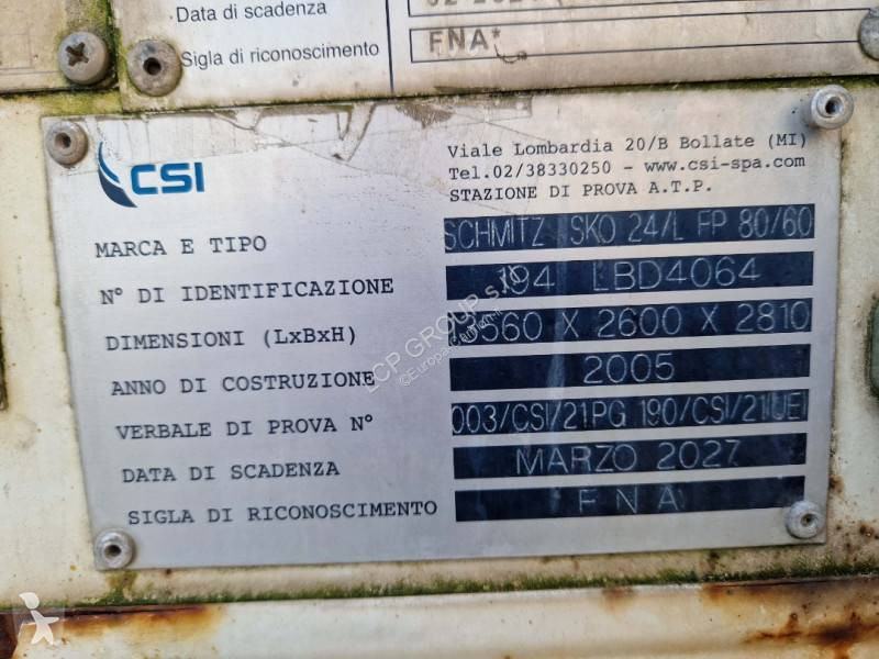 Semirimorchio Schmitz Cargobull SKO 24/L 134 FP...