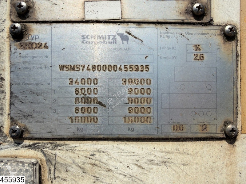 Semi remorque Schmitz Cargobull Koel vries...