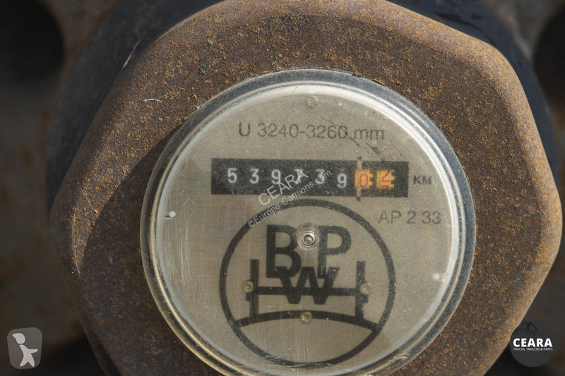 نصف مقطورة Krone 3 axles BPW TAMBOUR BACHE