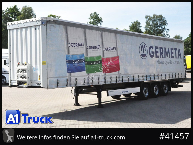 نصف مقطورة Krone SD, Getränke, Safe Curtain,...