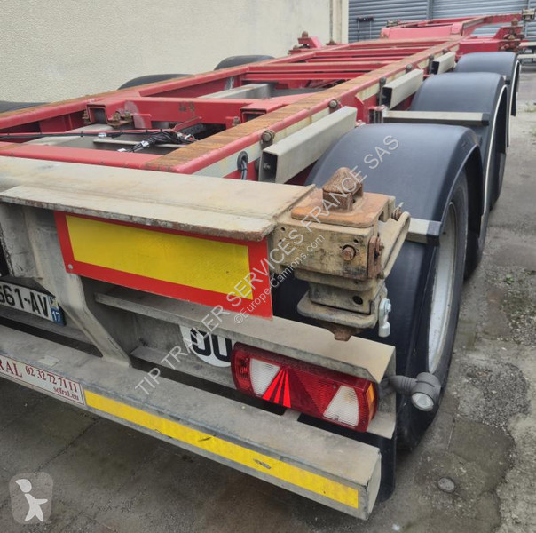نصف مقطورة Fruehauf Trailer Chassis Gooseneck...