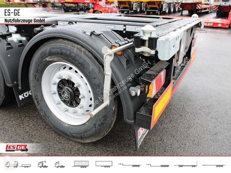 نصف مقطورة Kögel PORT 45 TRIPLEX Containerchassis