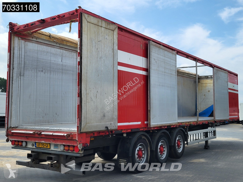 نصف مقطورة Knapen K600 Side Doors 10MM Lift Axle