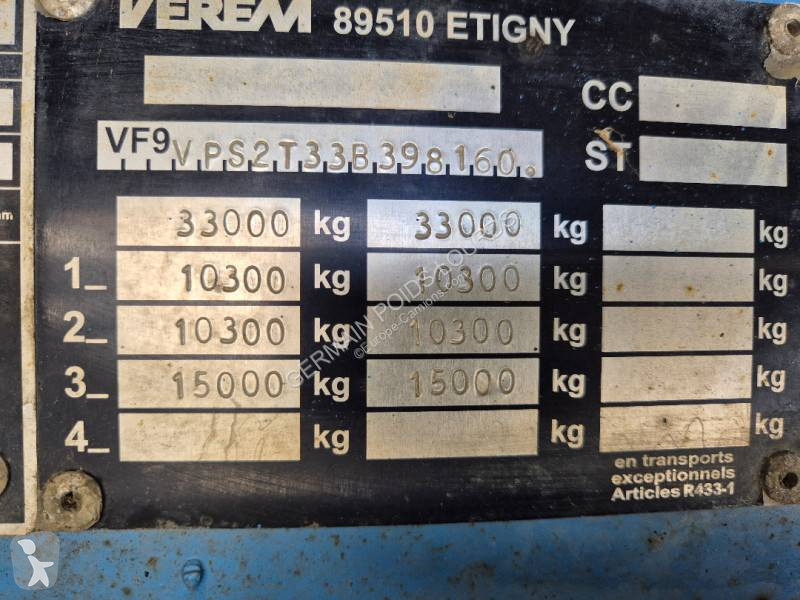 نصف مقطورة Verem Porteur forestier