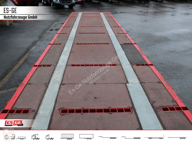 نصف مقطورة Kögel 3-Achs-Mega Chassis