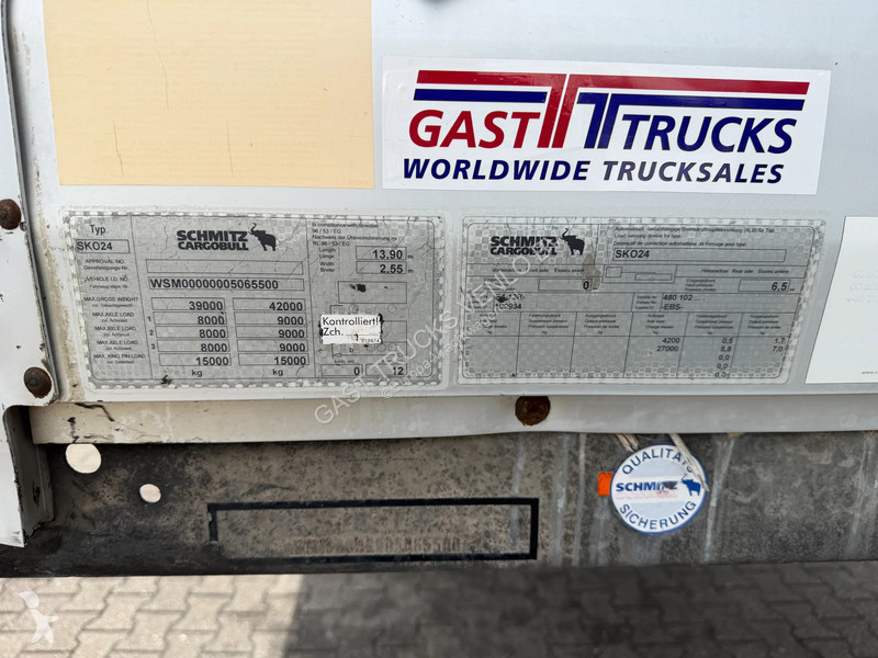 نصف مقطورة Schmitz Cargobull 24 Closed Box /...