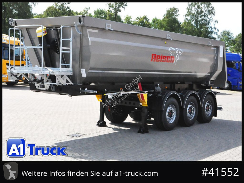 نصف مقطورة Reisch Steelpipe-R 26m³ NEU Stahl...