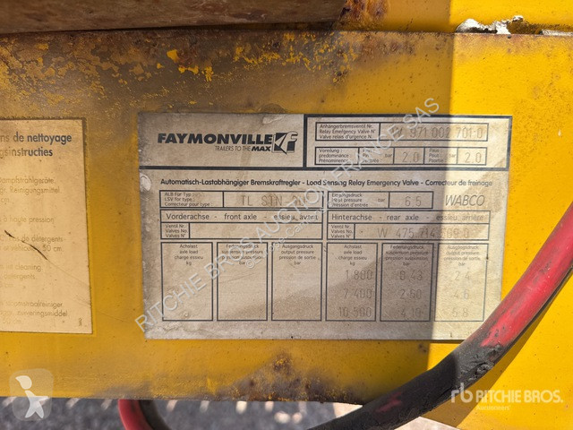 Semi remorque Faymonville  TL
