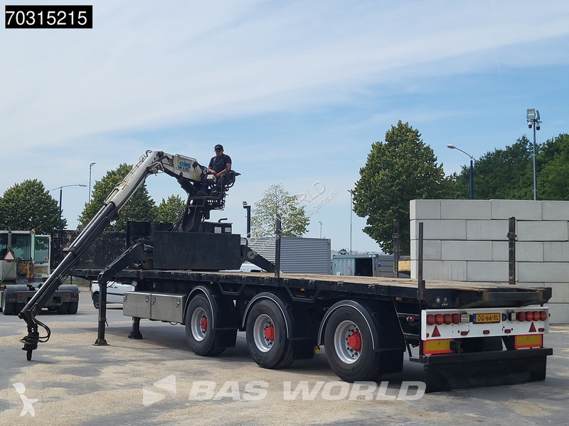 نصف مقطورة Pacton T3-003 Kennis 16T Steering Crane