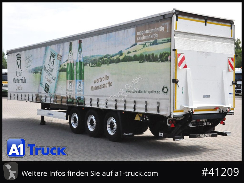Semitrailer Krone SD, Getränke, Safe Curtain,...