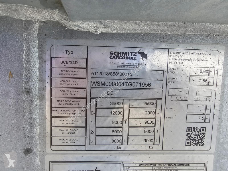 نصف مقطورة Schmitz Cargobull 24 SL 7.2 Thermo...