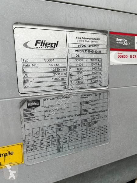 Semirimorchio Fliegl Centinato