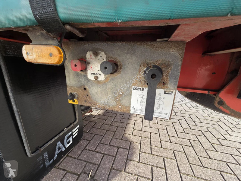 نصف مقطورة LAG 3 axle curtain trailers saf axles