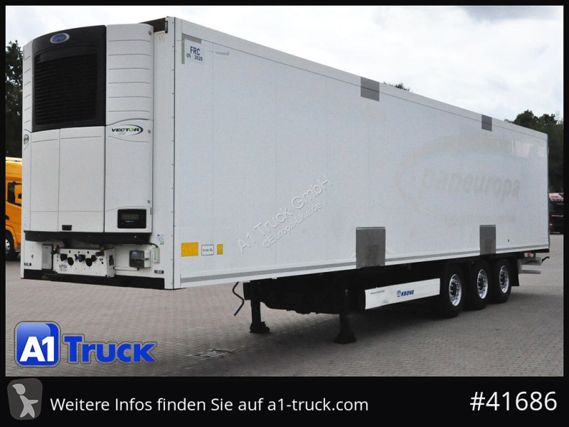 نصف مقطورة Krone SD, Kühlkoffer, Doppelstock,...