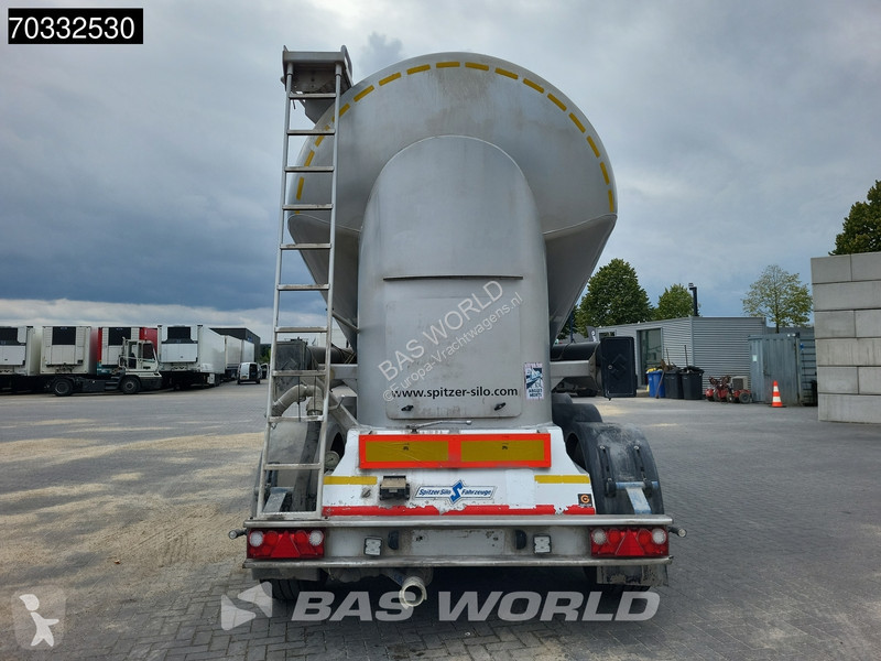 نصف مقطورة Spitzer SFS 2x Liftachse 39m3 Cement