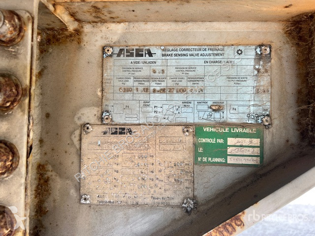 Semi remorque Asca  S322DD