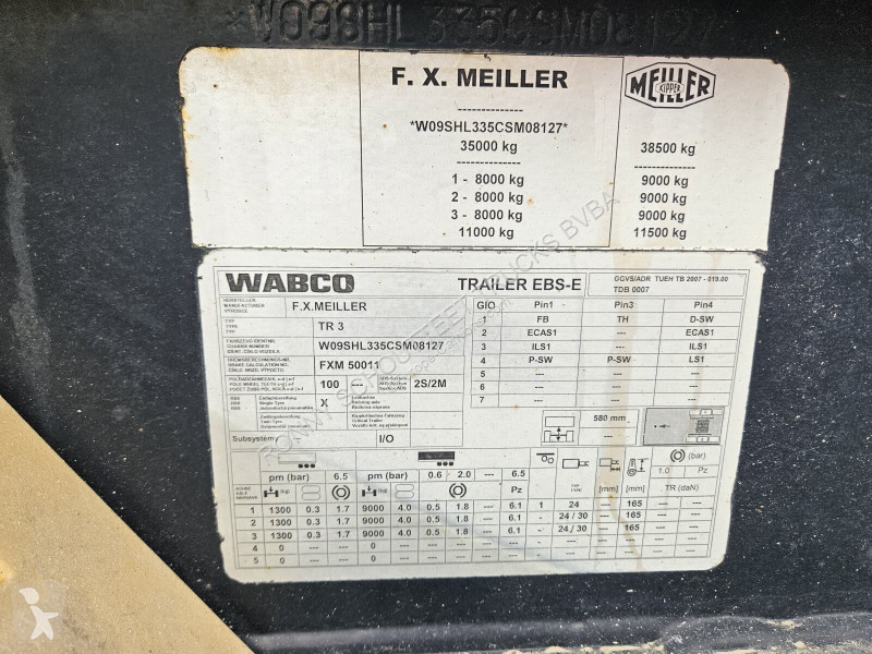 Meiller TR3 TR3, Stahlmulde semi-trailer