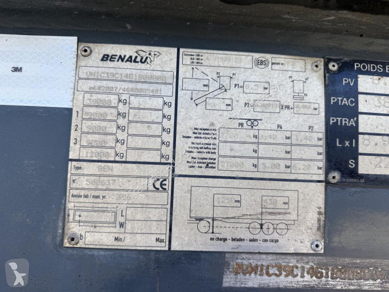Semirremolque Benalu  Semi-Reboque
