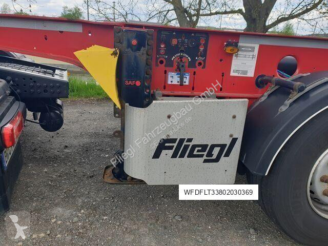 Oplegger Fliegl SDS 380 Chemie 20ft 725mm Überhang