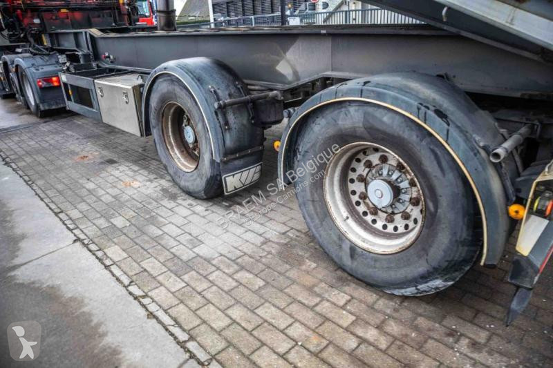 Oplegger KWB  KIPPER + CRANE/GRUE/KRAN FASSI...