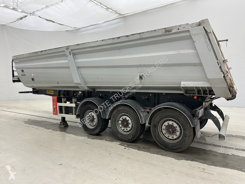 Semi remorque Wielton 32 cub in steel