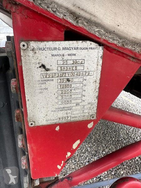 Semitrailer Magyar SR3ME6 / LEBENSMITTEL-...