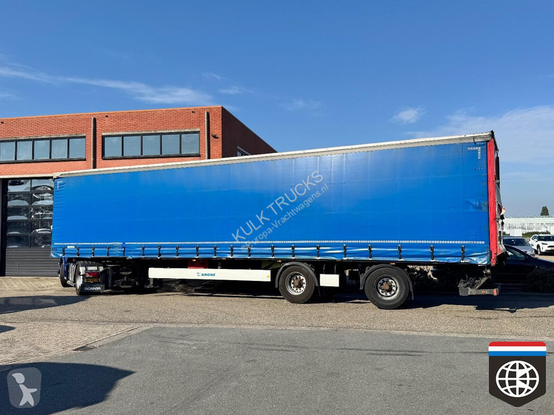 نصف مقطورة Krone Lift and steering axle - Tail...