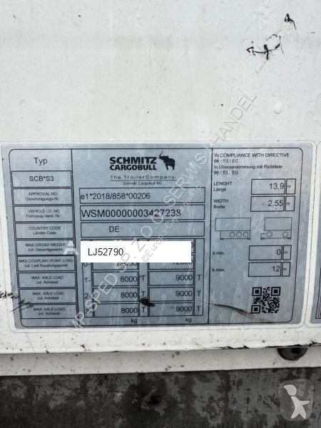Schmitz Cargobull SCB osie Schmitz semi-trailer