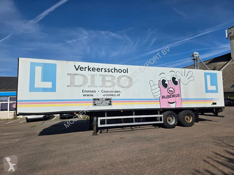 نصف مقطورة Ever BPW - Drum 2-axle enclosed box...