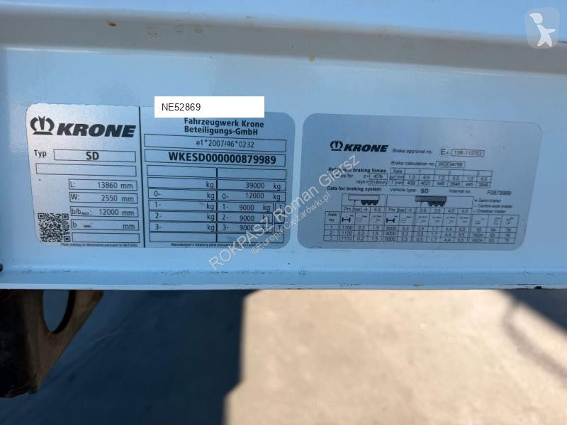 Krone Doppelstock semi-trailer