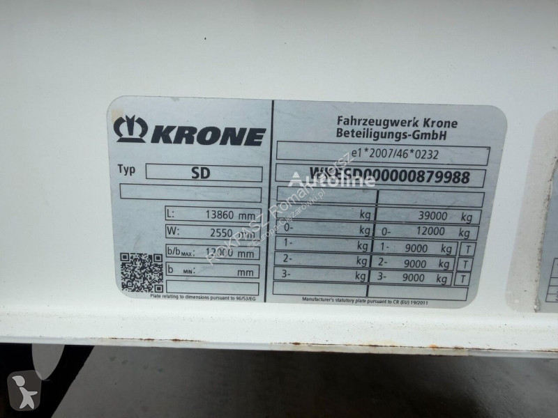 Krone BOX Doppelstock semi-trailer