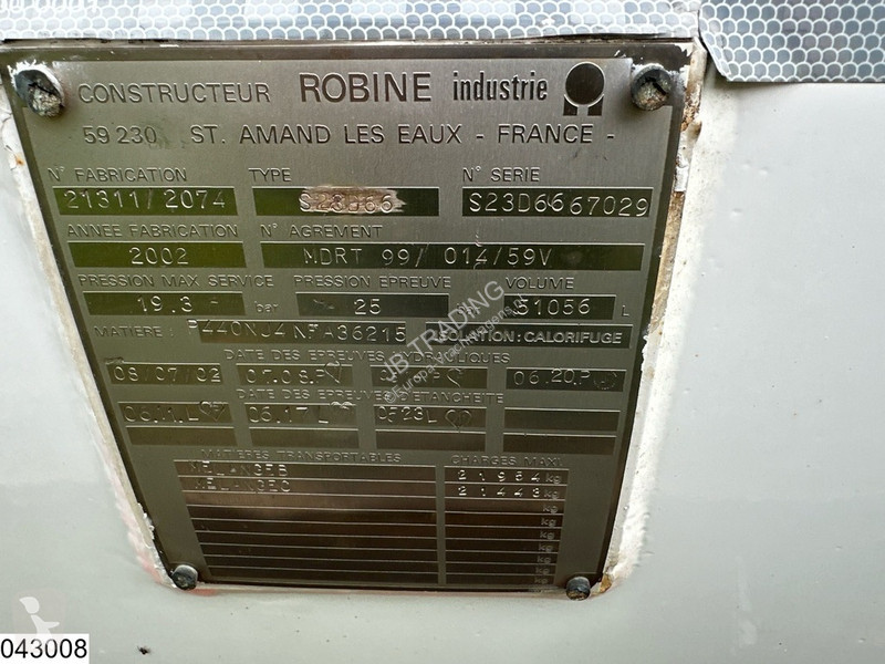 Robine Gas 51056L Liter, LPG GPL gas tank, Gaz,...