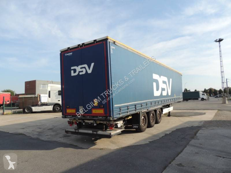 Krone hayon retractable semi-trailer