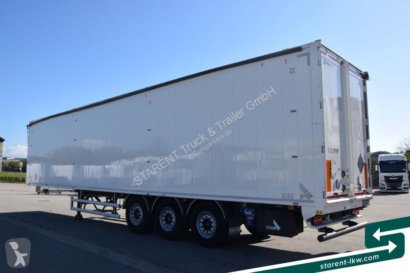 نصف مقطورة Stas 10mm 91m³ 2 x Liftachsen SAF...
