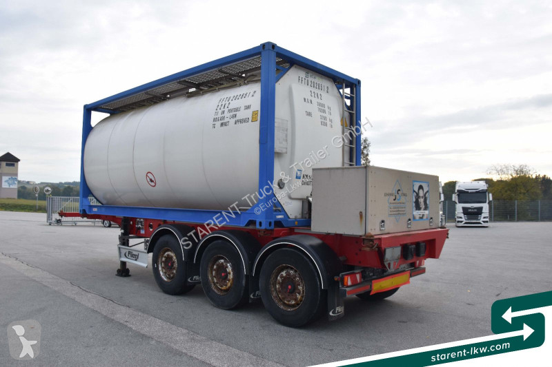 نصف مقطورة Fliegl Containerchassis light +...