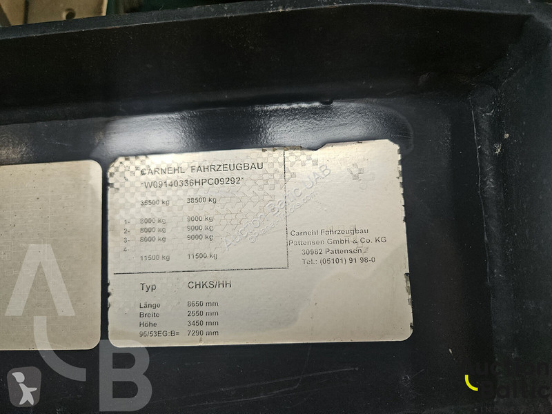 Félpótkocsi Carnehl CHKS/HH