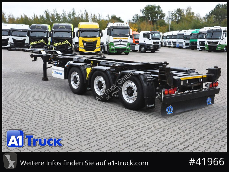 Oplegger Krone eLTU6,  Schlitten, Front und...