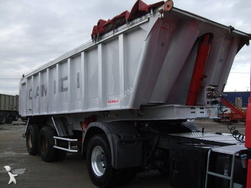Semitrailer Benalu BENNE TP ALU  2 ESSIEUX SMB...