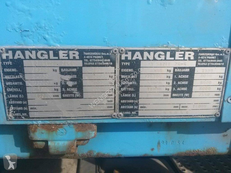 Полуремарке  NACZEPA PLATFORMA HANGLER