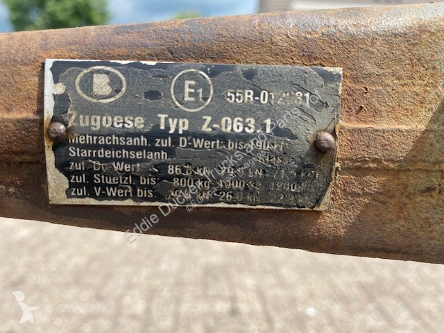Félpótkocsi  AC-2800-L 3 AXLE BPW ECO PLUS