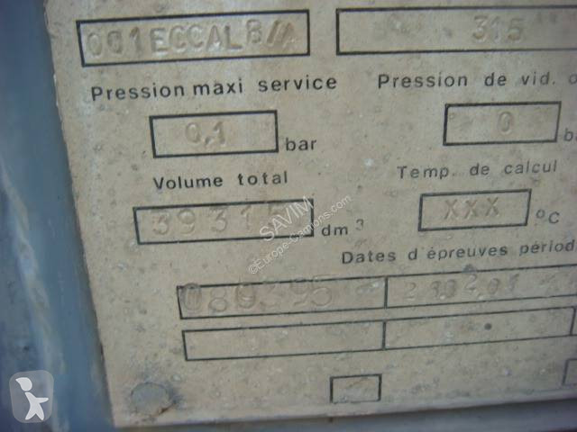 Semitrailer Trailor CITERNE CARBURANT 39315L 1989