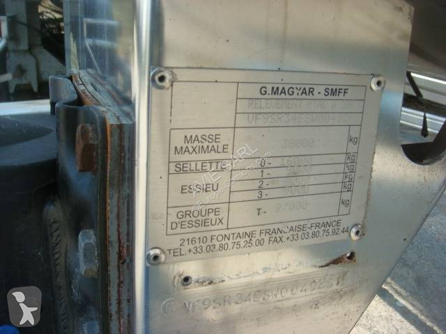 Semitrailer Magyar 38T 22500L 3 ESSIEUX ABS