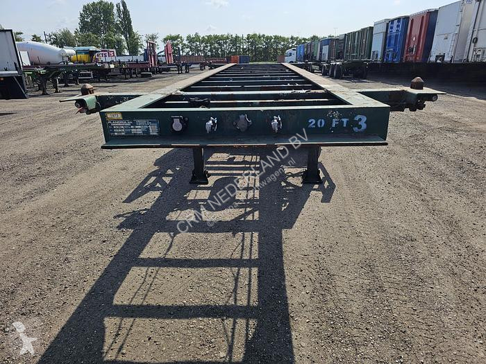 Oplegger Flandria 2 AXLE 20 FT CHASSIS STEEL...