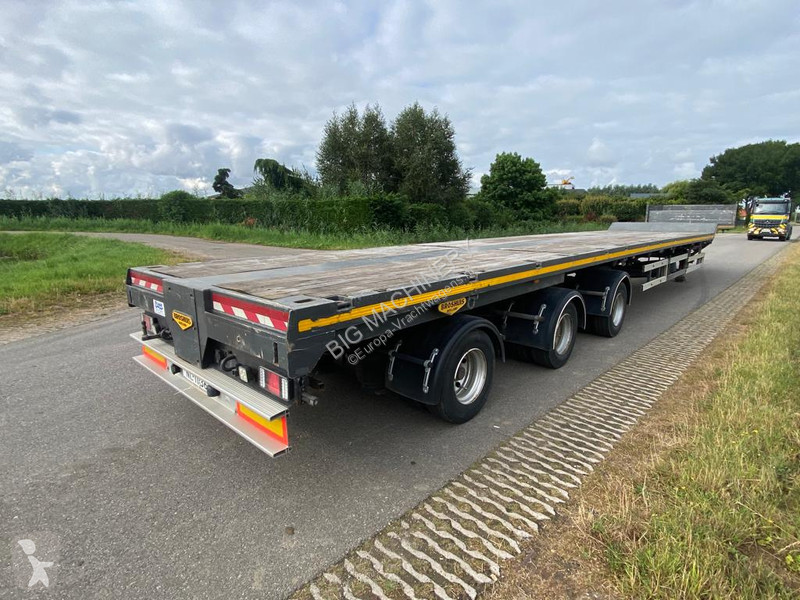 Sættevogn Broshuis trailer 3 -time extendable...